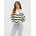 VMSABA STRIPE LS HIGHNECK BLOUSE GA NOOS