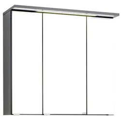 HELD MÖBEL 3D-Spiegelschrank »Bologna«, BxHxT: 70 x 66 x 20 cm - grau