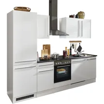 BASIC by Balculina Küchenzeile Jazz 280 cm weiß