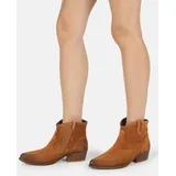 felmini wide fit Stiefelette in Braun 38