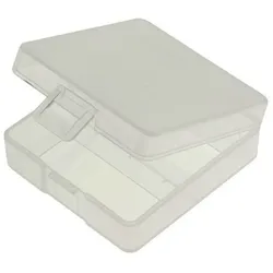 AccuCell Universal Akkubox für 1-2 Stück 9 Volt Akku, Batterien