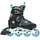 K2 Alexis 80 Alu Inline-skates - Cyan, EU: 42
