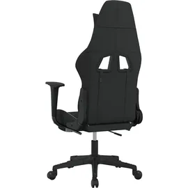 vidaXL Gaming-Stuhl mit Massage & Fußstütze Schwarz und Creme PC / PS3