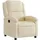 vidaXL Relaxsessel mit Liegefunktion Polyester 86,5 x 99,5 x 0 cm Creme