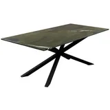 MAGNA Atelier Esstisch SPIDER aus ECHTEM MARMOR, Dining Table, nachhaltig, Naturstein, Exclusive Line, 200x100x75cm grün 160 cm x 75 cm