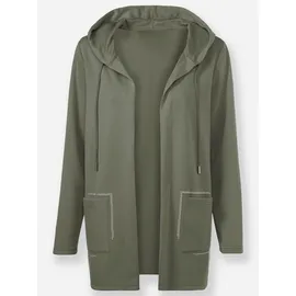 Heine Shirtjacke in Khaki 42