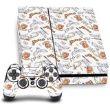 Head Case Designs Offizielle Harry Potter Hedwig Eulen Muster Grafiken Vinyl Haut Gaming Aufkleber Abziehbild Abdeckung kompatibel mit Sony Playstation 4 PS4 Console and DualShock 4 Controller Bundle