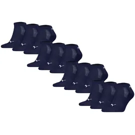 Puma Cushioned Sneakersocken 12er Pack Blau 35-38