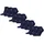 Puma Cushioned Sneakersocken 12er Pack Blau 35-38