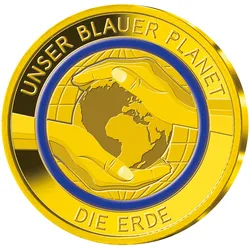 Die Klimazonen der Erde in reinstem Gold – Ihr Start: Gedenkprägung "Unser Blauer Planet – Die Erde"!