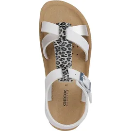 GEOX Costarei Sandalen White / Silver 26