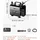 Vevor Airbrush Set 1/6 PS mit Luftkompressor, 1 Dual Action Airbrush Pistole mit 3 Düsen (0,2/0,3/0,5 mm)