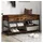 vidaXL Schuhbank 100 x 49 x 39 cm braun / Räuchereiche