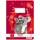 Herlitz Schulhefte Koala x.book Lineatur 7 kariert A4 ohne Rand, 16 Blatt, 1 St.