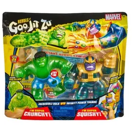 Heroes of Goo Jit Zu Hulk vs Thanos Spielfigurenset