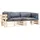 vidaXL 2-tlg. Garten-Palettensofa mit Kissen Kiefernholz