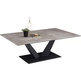 Stolkom Couchtisch Gisele (120x40x80cm) grau/schwarz