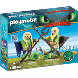 Playmobil Dragons Raffnuss und Taffnuss mit Fluganzug 70042