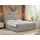 MKS Meble Boxspringbett 160x200 mit Matratze, Bett mit Multipocket - Matratze H3 und Topper, Polsterbett 160x200 mit Bettkasten und Kopfteil, ERNI ... - Hellgrau