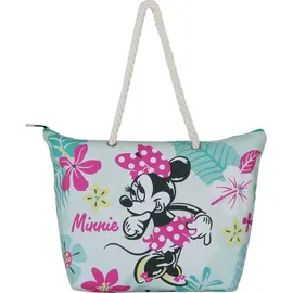 Disney Minnie Maus Tropic-Soleil Strandtasche grün 52 x 37 cm