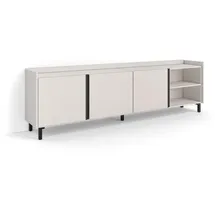 SKRAUT HOME Lowboard 207x61x35 cm Beige Holzwerkstoff