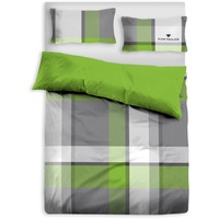 HOME Bettwäsche »Lenny in Gr. 135x200 oder 155x220 cm«, mit GRATIS-Zugabe: Kissenhülle, grün