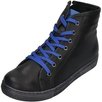 Andrea Conti Damen Sneaker, schwarz/Kobalt, 37 EU - 37