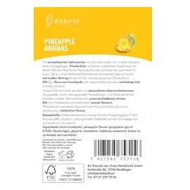 Wunder Zahnstocher mit Geschmack Ananas Refill Pack