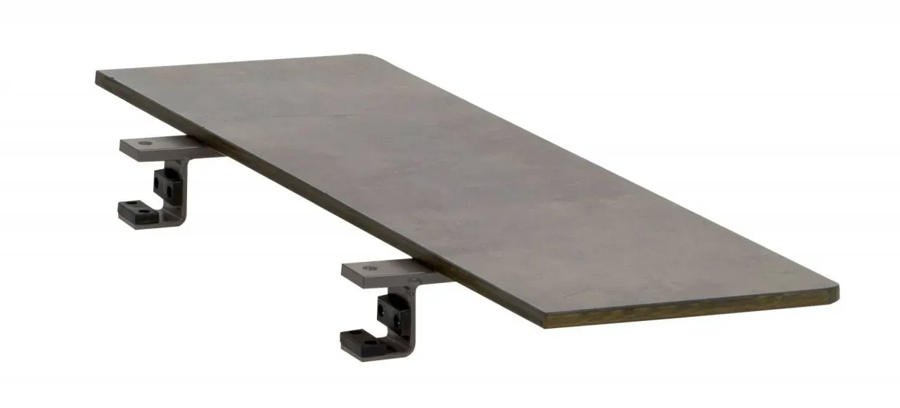 Sylt Ablageboard 80 x 25 cm - 08 - grau metallic teco.STAR Stone