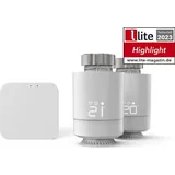 Hama Heizungssteuerung WLAN 2x Smartes Thermostat + Zentrale 2 St. Weiß