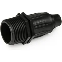 Bradas Schlauchanschluss mit 3/4" Außengewinde für 16 mm Verlegerohr"