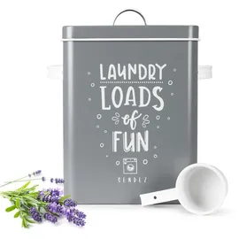 Sendez Waschpulverdose 6 L 1-tlg. grau