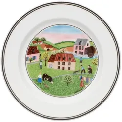 Villeroy & Boch Design Naif Brotteller / Dessertteller Mühle