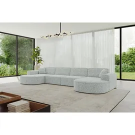 altdecor Ecksofa in U-Form Corner Sofa Eckcouch Couch L-Form Wohnlandschaft MARI-U2 - 388x171x79 cm Grün
