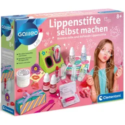 Experimentierkasten CLEMENTONI "Galileo, Lippenstifte selbst machen", bunt, Experimentierkästen, Kinder, Made in Europe