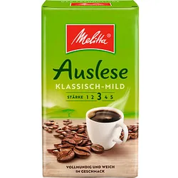 Melitta Auslese KLASSISCH-MILD Kaffee, gemahlen mild 500,0 g