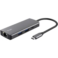 Trust Dalyx 6-in-1 USB-C Multi-Port-Adapter USB-Hub