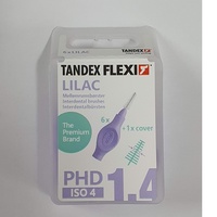 Tandex Flexi Interdentalbürsten lila x-fine, 6 Stück