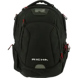 Richa Krypton Motorrad Rucksack, schwarz für Männer