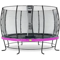 EXIT TOYS Elegant Trampolin 366 cm inkl. Economy Sicherheitsnetz lila