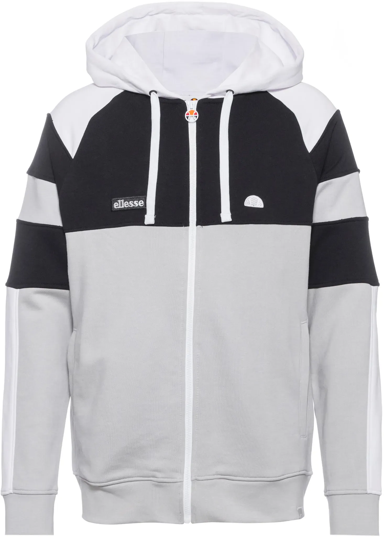 Ellesse Sweatjacke Herren in micro chip, Größe M - grau