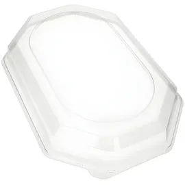 Papstar Starpak 10 Deckel für Servierplatten, PET 6,3 cm x 45 cm x 31,5 cm transparent