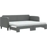vidaXL Tagesbett 80 x 200 cm Dunkelgrau