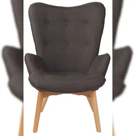 CLP Lounger Durham Stoff dunkelgrau