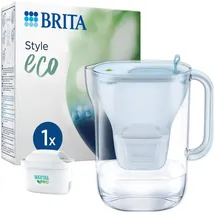 Brita Style Eco Wasserfilterkanne Puderblau 1 St.