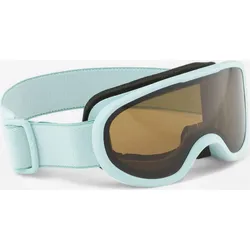 Skibrille Snowboardbrille Baby Schönwetter - S3 türkis 2XS