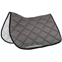 Acavallo Plain Cotton Square Schabracke grau