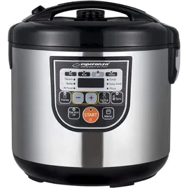 Esperanza EKG011 Multicooker Cooking 5 L 860 W Schwarz, Metallic