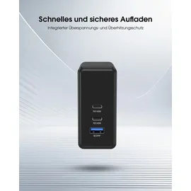 Xlayer Powercharger 140W mit 2x USB-C 1x USB-A GaN-Technologie