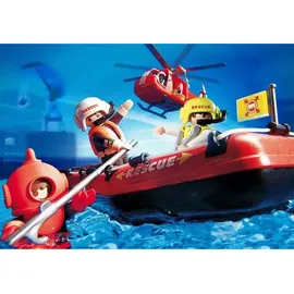 Playmobil SOS-Helikopter mit Rettungsboot 4428